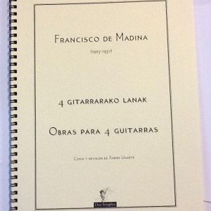 Obras para cuatro Guitarras Aita Madina