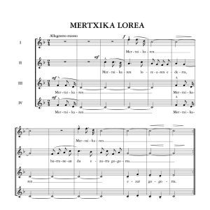 Mertxika lorea - Ala baita - Tomas Garbizu