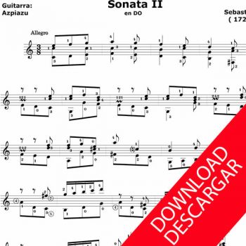 Sonata II en Do - Sebastián Albero
