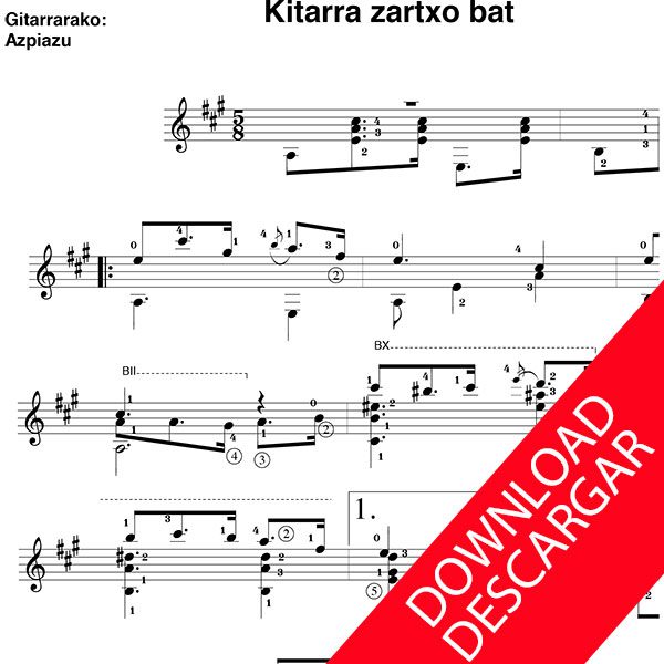 Kitarra zahartxo bat - Jose Maria Iparraguirre - José de Azpiazu