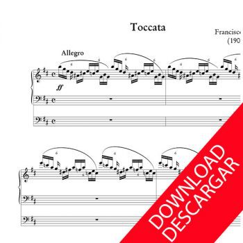 Toccata - Aita Madina - Partitura para Órgano