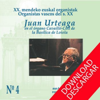 DaAr057 - JUAN URTEAGA - Oorganistas Vascos del S. XX