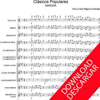 Clásicos populares - José Silguero - Partitura para banda