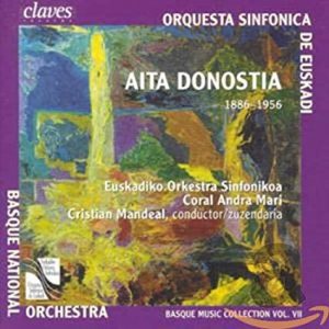 Aita Donostia - CD - Orquesta de Euskadi - Andra Mari