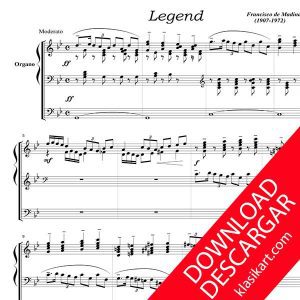 Legend - Aita Madina - Partitura para órgano