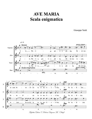 AVE MARIA - Scala enigmatica - For SATB Choir (Musica sacra) (Italian Edition) Versión Kindle